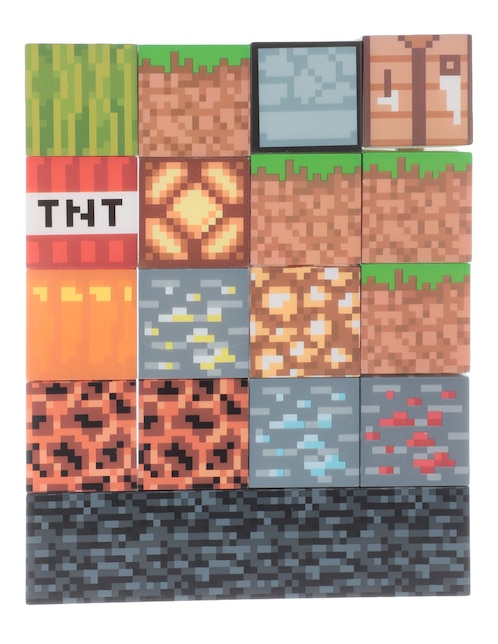 Lámpara de escritorio LED Minecraft Block Building Light 1