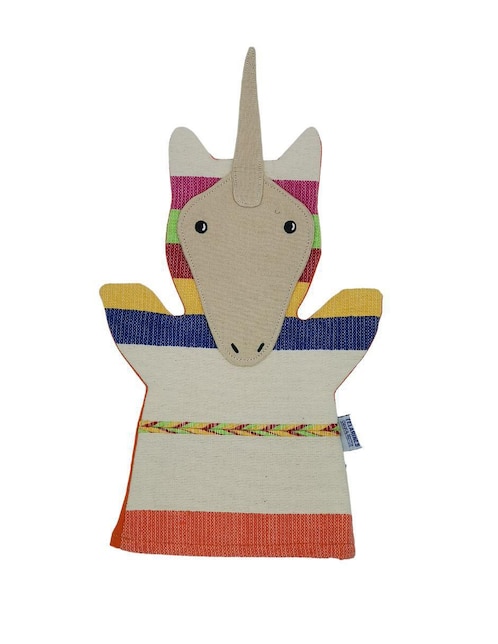 Títere Cuenta Cuentos Telarines Unicornio Arcoíris juego didáctico infantil unisex