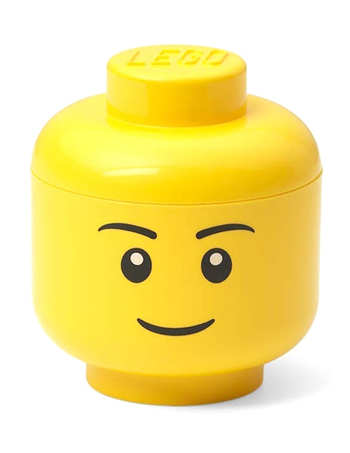LEGO Contenedor de juguetes Lego forma cabeza