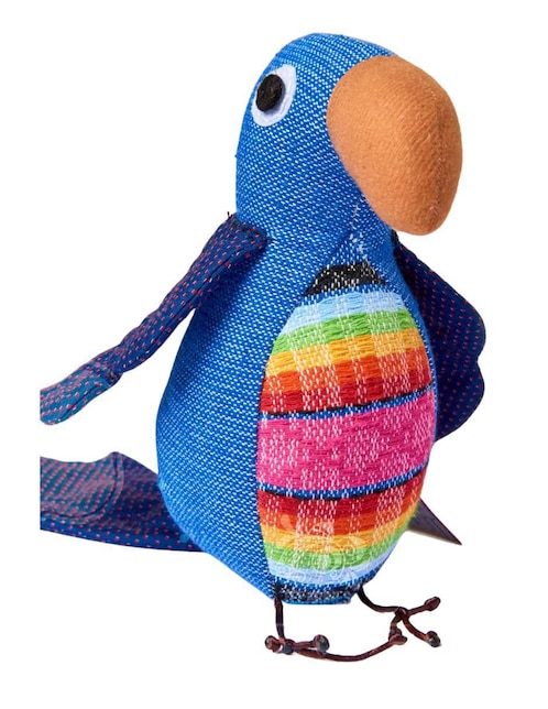 "peluche de" cotorro animal telarines telarines endemico hecho a mano