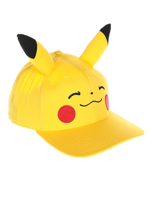 Gorra visera semicurva snapback Pokémon Pikachu infantil