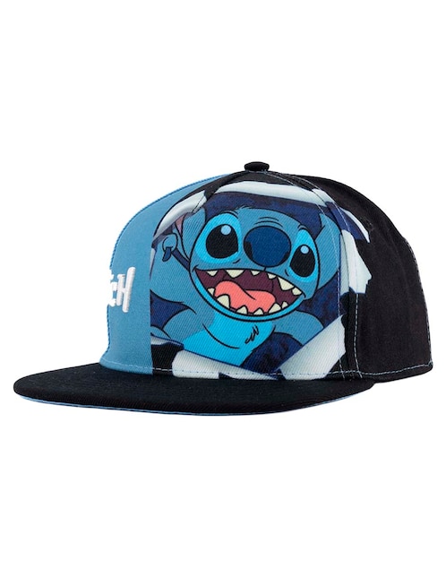 Gorra visera plana snapback casual Stitch para niño 1