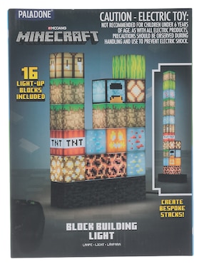 Lámpara Minecraft led Block Building Light
