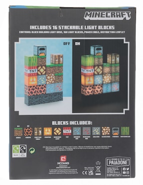 Lámpara Minecraft led Block Building Light