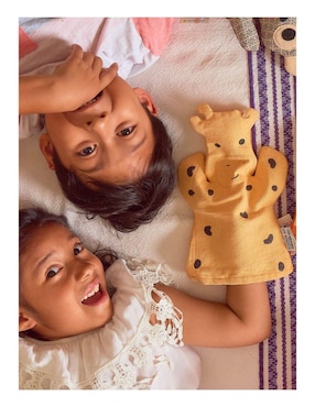 Títere Cuenta Cuentos Telarines Jirafa juego didáctico infantil unisex