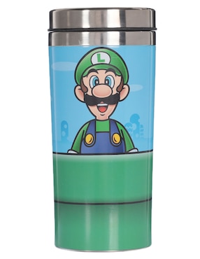 Termo Nintendo de acero inoxidable con tapa a presión