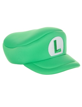 Gorra visera semicurva cerrada Nintendo Luigi para niño