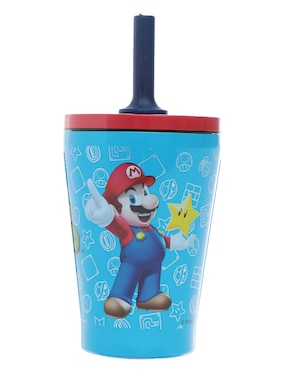 Termo 3 Piezas Mario Bros Con Tapa Rosca 360 Ml