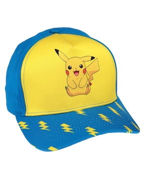 Gorra Visera Curva Velcro Pokémon Para Niño