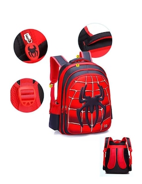 Mochila escolar Spider-Man Genérica impermeable para niño
