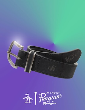 Cinturón Original Penguin de piel para niño