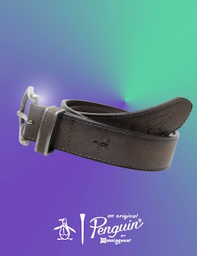 Cinturón Original Penguin de piel para niño