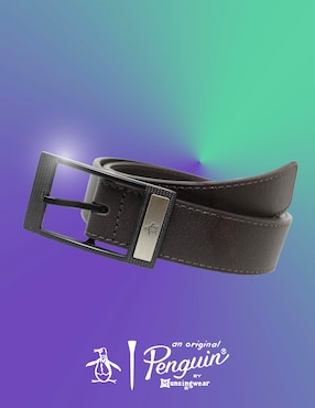 Cinturón Original Penguin de piel para niño