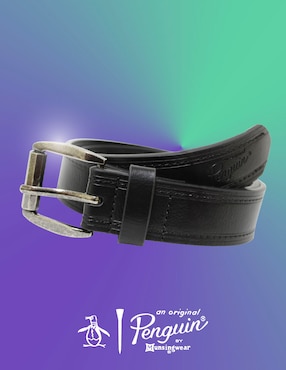 Cinturón Original Penguin de piel para niño