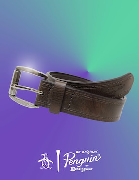 Cinturón Original Penguin de piel para niño
