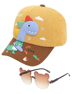 Gorra Visera Semicurva Velcro Muytu Infantil Unisex