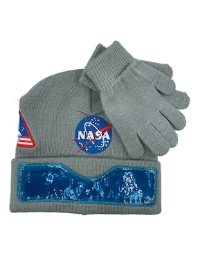 Set Gorro Y Guantes NASA Para Infantil Niño