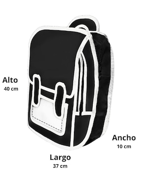 Mochila casual Upfront Store impermeable para niño