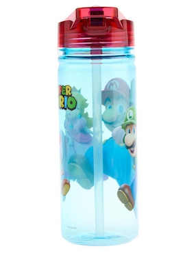 Botella de agua Mario Bros Super Mario para niño