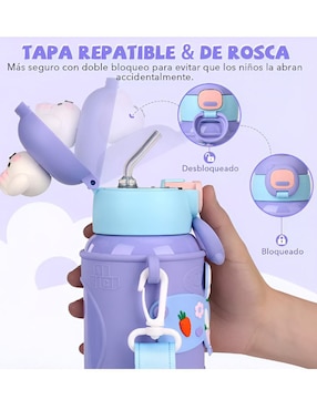 Termo Wünd de acero inoxidable con tapa rosca 450 ml