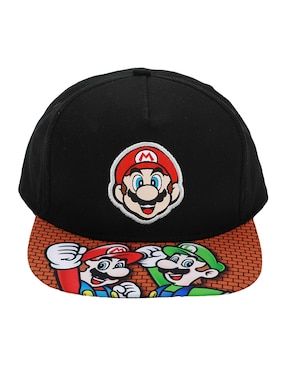 Gorra Con Visera Plana Nintendo Mario Bros Para Niño