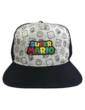 Gorra Con Visera Plana Nintendo Super Mario Para Niño