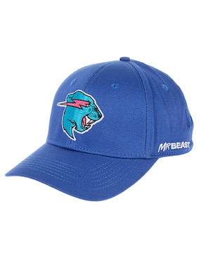 Gorra visera semicurva snapback Mr Beast para niño