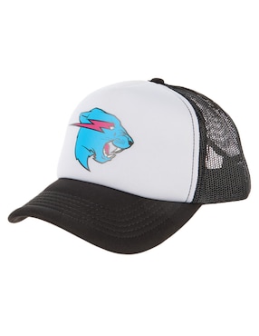 Gorra visera curva snapback Mr Beast para niño