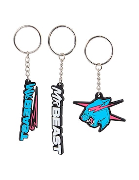 Set de llavero Mr Beast Mr Beast de metal
