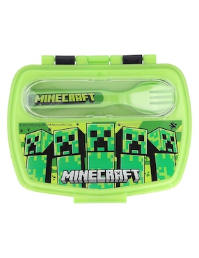 Set alimentación Minecraft de plástico 2 piezas