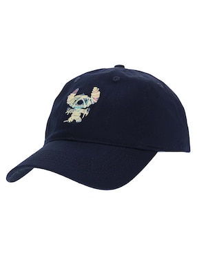 Gorra visera curva hebilla Stitch unisex