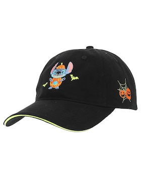 Gorra visera curva hebilla Stitch unisex