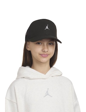 Gorra visera curva snapback Jordan para niña