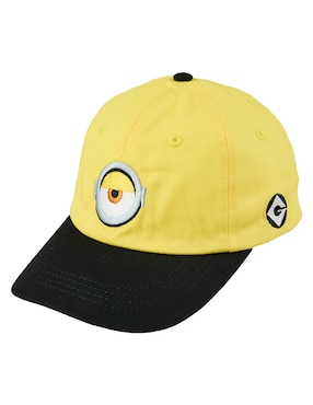 Gorra visera semicurva hebilla Illumination Minions para niño