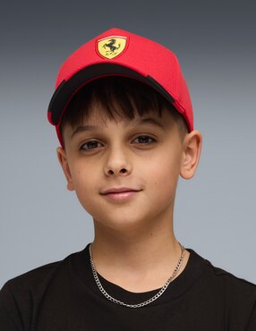 Gorra visera curva snapback puma ferrari bb cap jr para niño