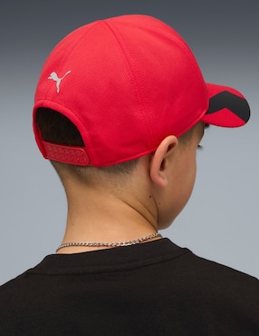 Gorra visera curva snapback puma ferrari bb cap jr para niño