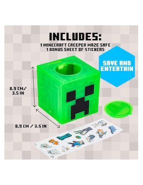 Alcancía Minecraft Creeper