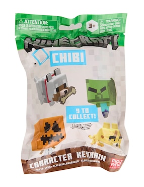 Llavero Minecraft de plástico
