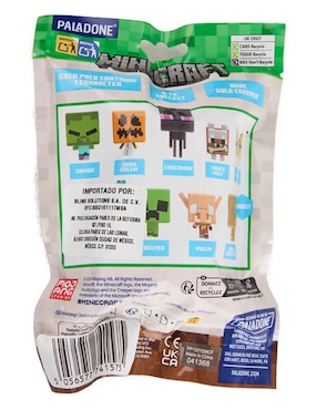 Llavero Minecraft de plástico