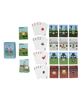 Set de cartas juego de mesa Minecraft