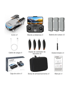 Dron Axnen modelo XT9 8K 15 min de vuelo