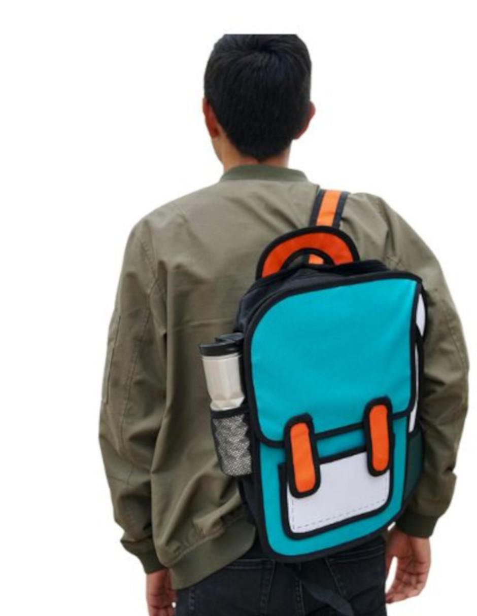 Mochila escolar impermeable unisex 12