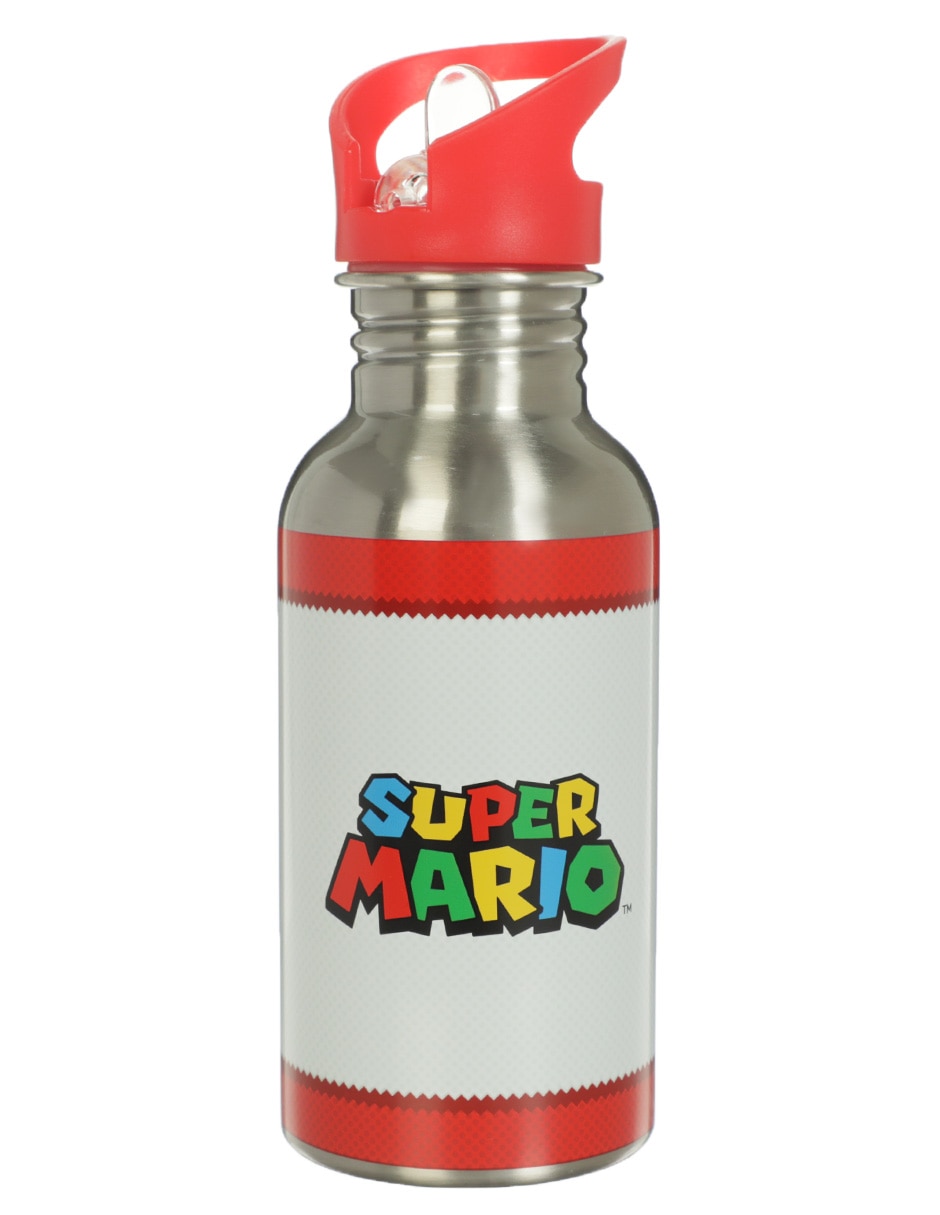 Termo de metal Super Mario con tapa rosca 2