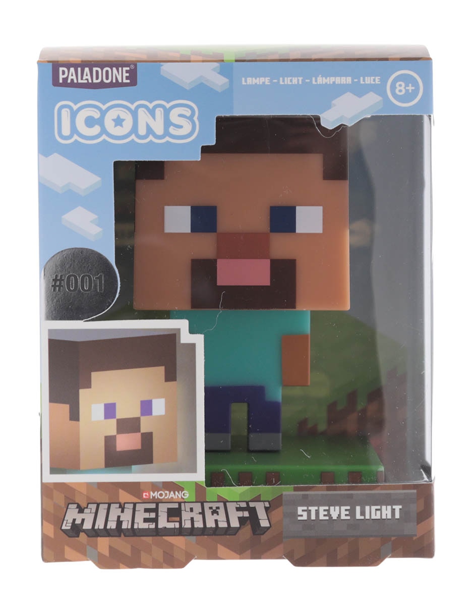 Lampara Minecraft Steve