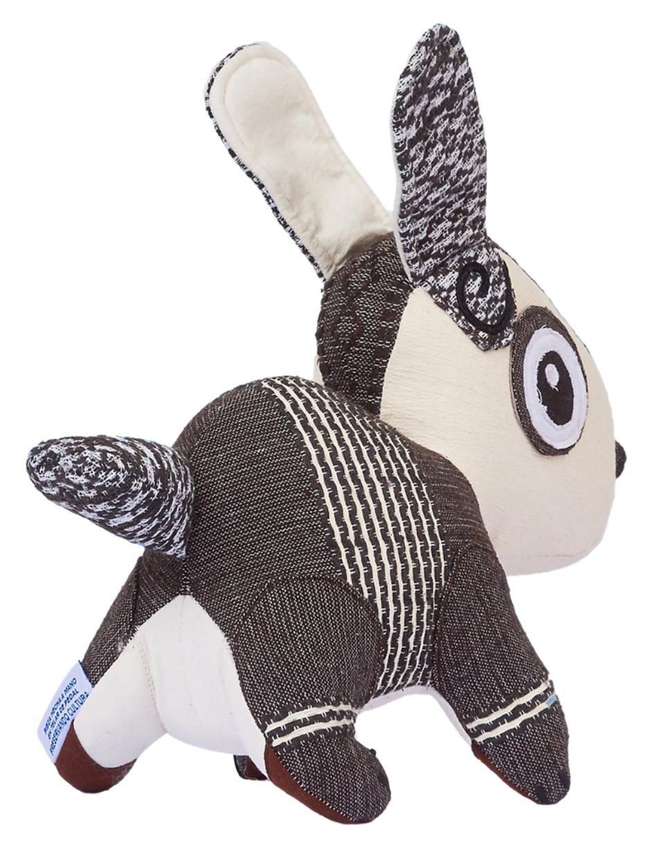 "peluche de" conejo tochtli conejo telarines codice telarines hecho a mano
