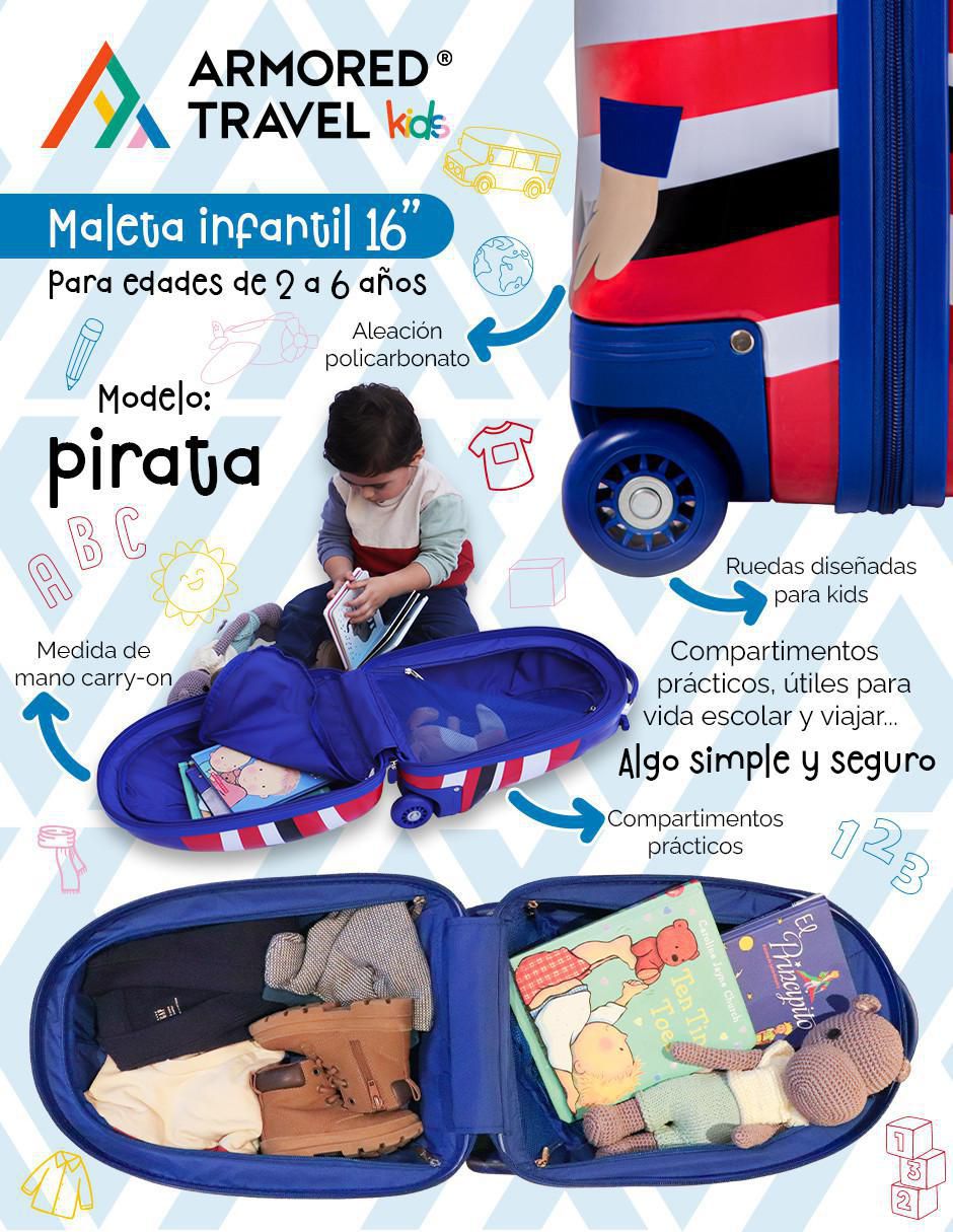 Maleta de viaje Carry on Pirata 4