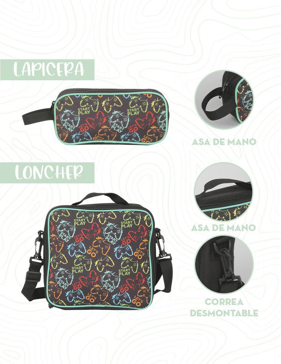 Set mochila escolar para niño 5