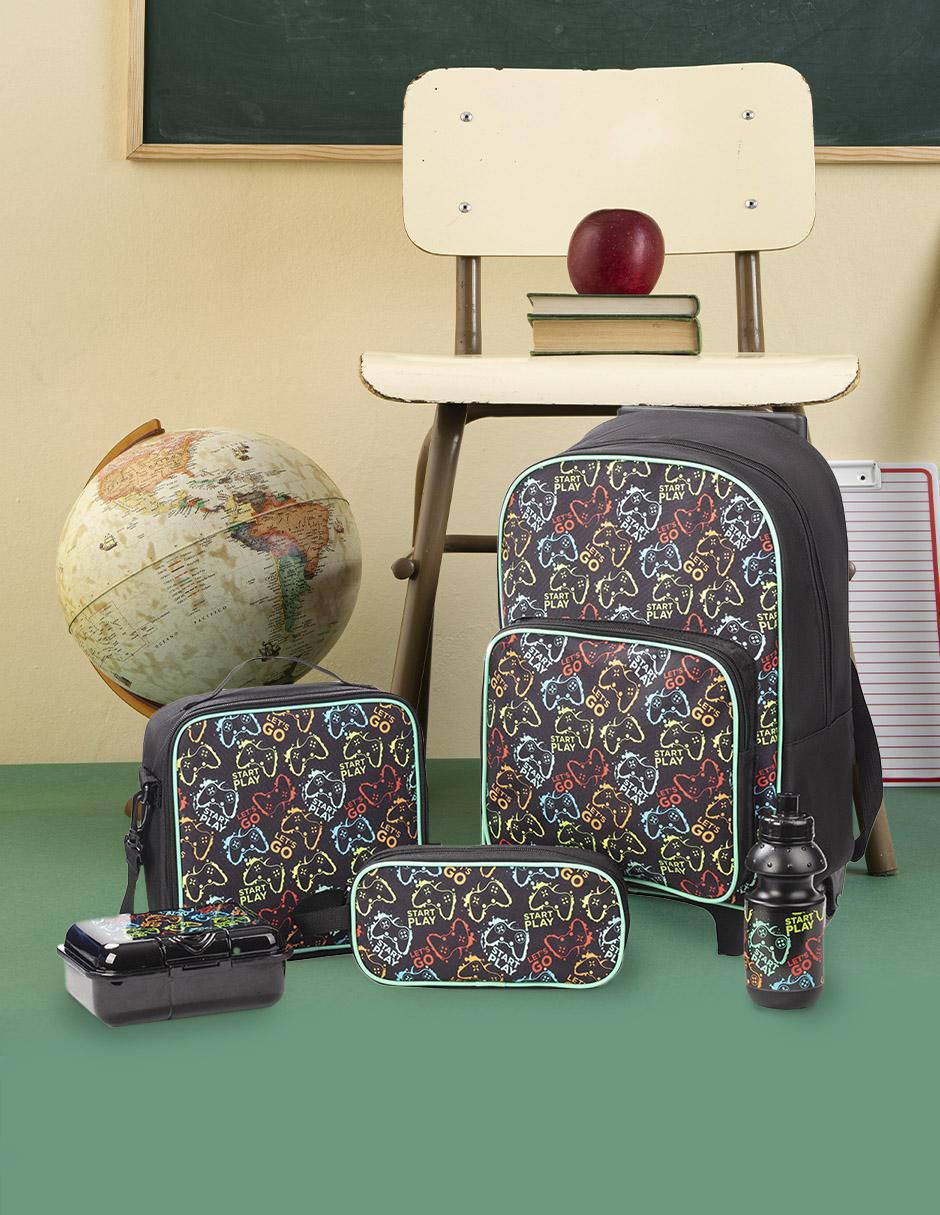 Set mochila escolar para niño 6