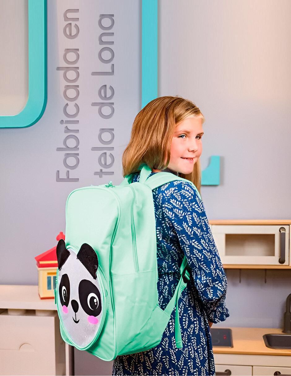 Mochila escolar Panda impermeable para niño 4