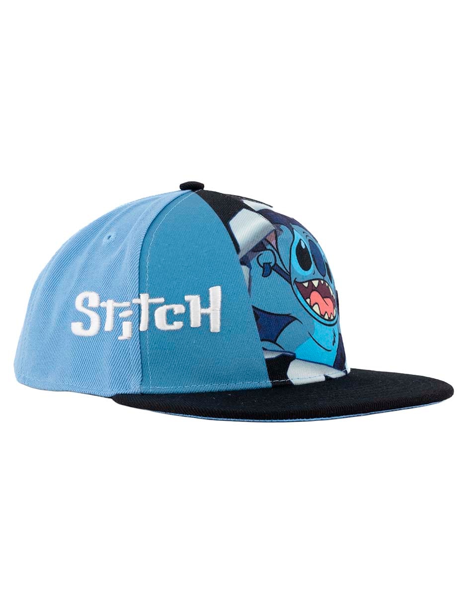 Gorra visera plana snapback casual Stitch para niño 2